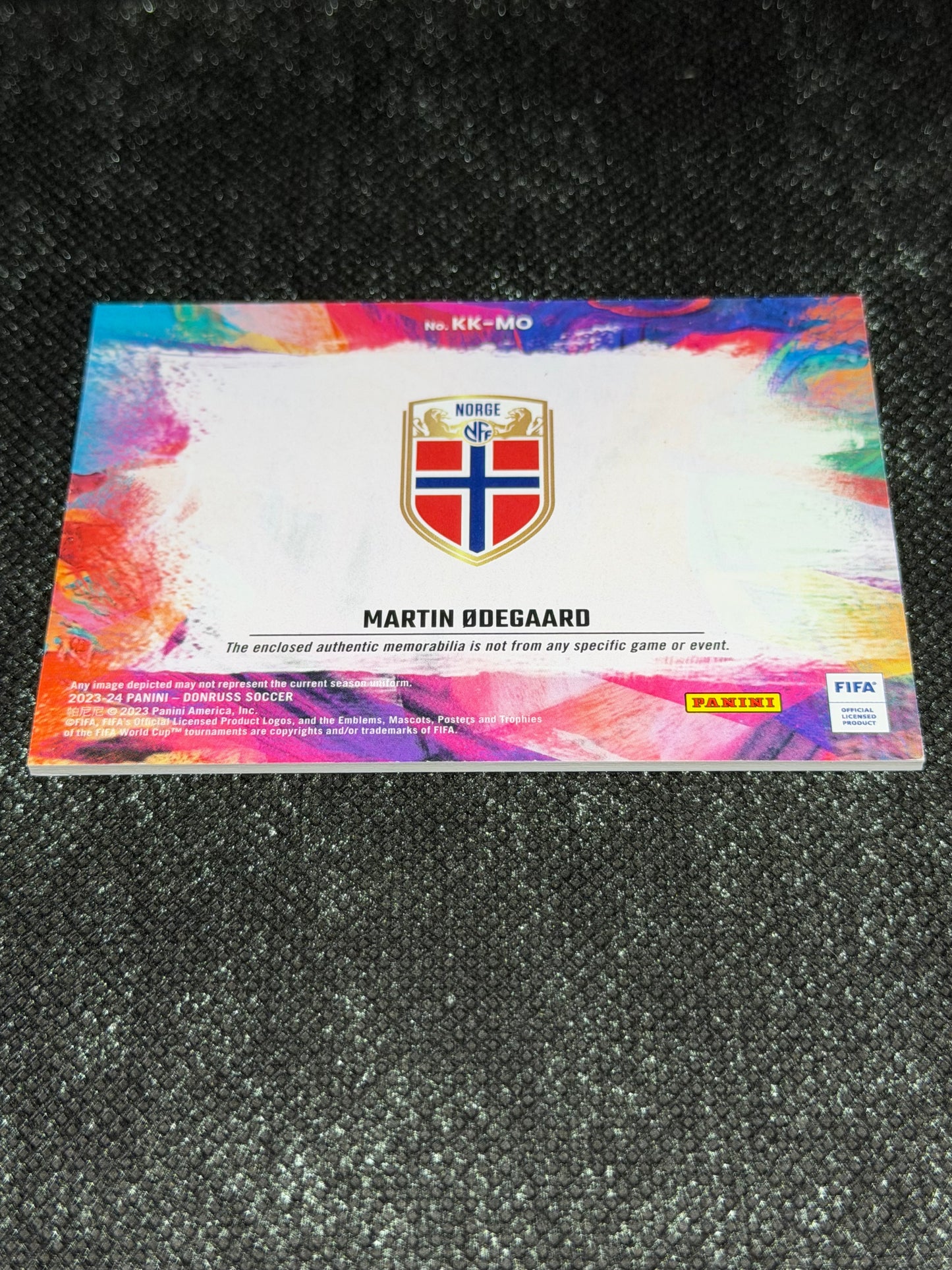 2023-24 Panini Donruss Soccer FIFA Kit Kings - Martin Odegaard