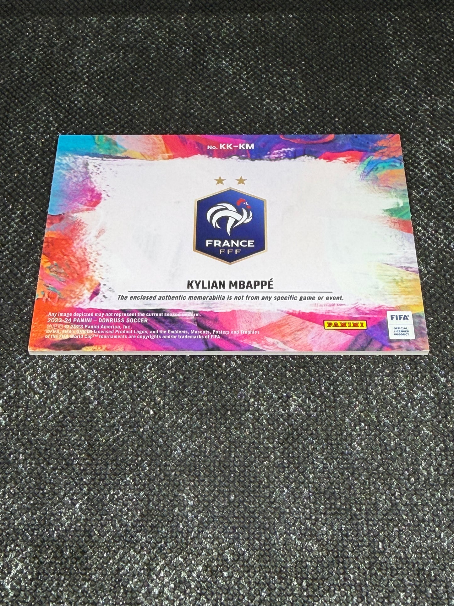 2023-24 Panini Donruss Soccer FIFA Kit Kings - Kylian Mbappe