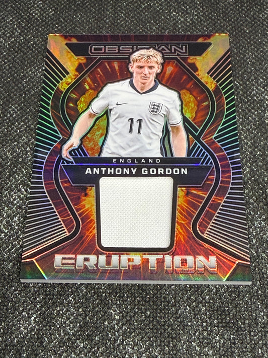 2023-24 Panini Obsidian Soccer Eruption Material 167/199 - Anthony Gordon