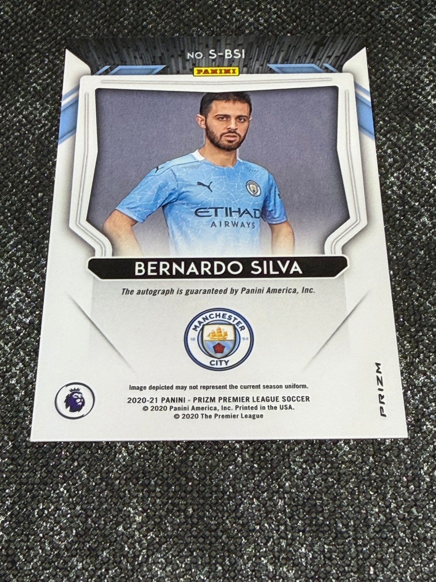 2020-21 Panini Prizm Premier League Soccer Signatures - Bernardo Silva