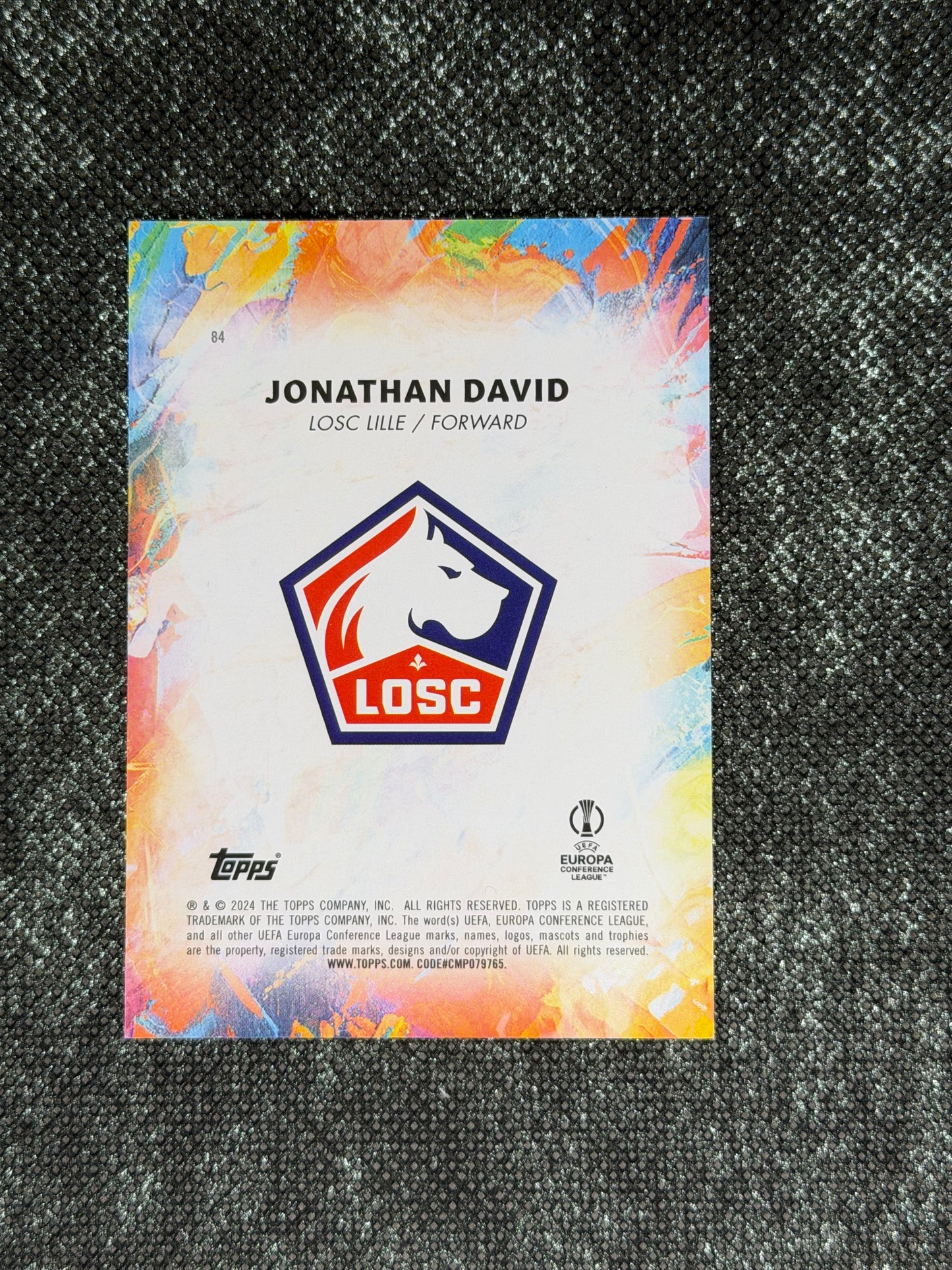 2022-23 Topps Inception UEFA Club Competitions Star Quality - Jonathan David
