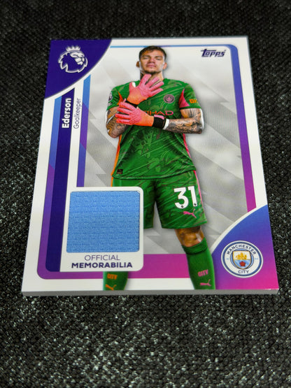 2025-26 Topps Premier League Soccer Premier Relics Base - Ederson