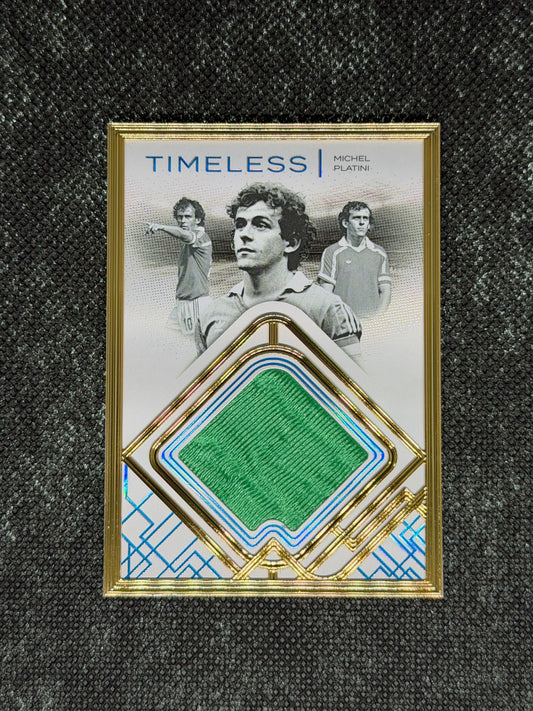 2024 Futera Incredible Soccer Timeless Relic 04/05 - Michel Platini