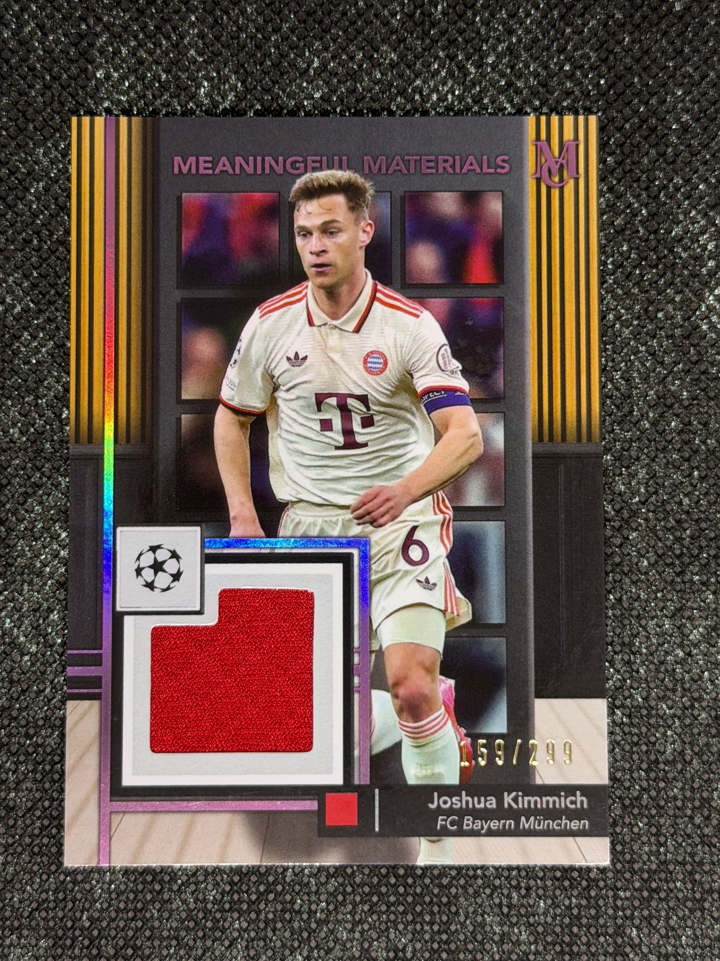 2024-25 Topps Museum Collection UEFA Club Competitions Meaningful Material Relic Card 159/299 - Joshua Kimmich