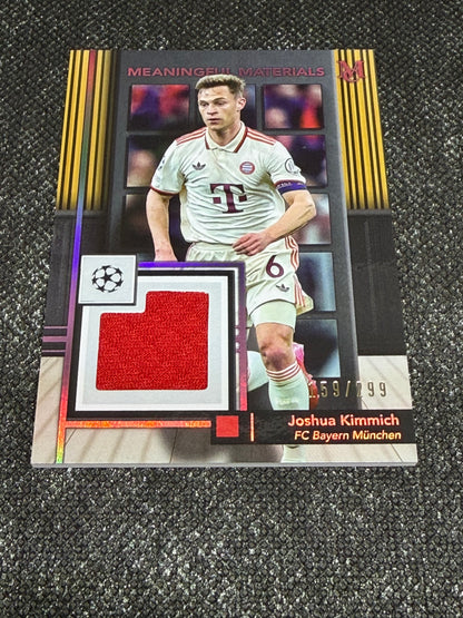 2024-25 Topps Museum Collection UEFA Club Competitions Meaningful Material Relic Card 159/299 - Joshua Kimmich