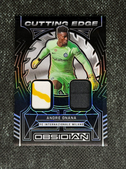 2022-23 Panini Obsidian Soccer Cutting Edge Material 180/199 - Andre Onana