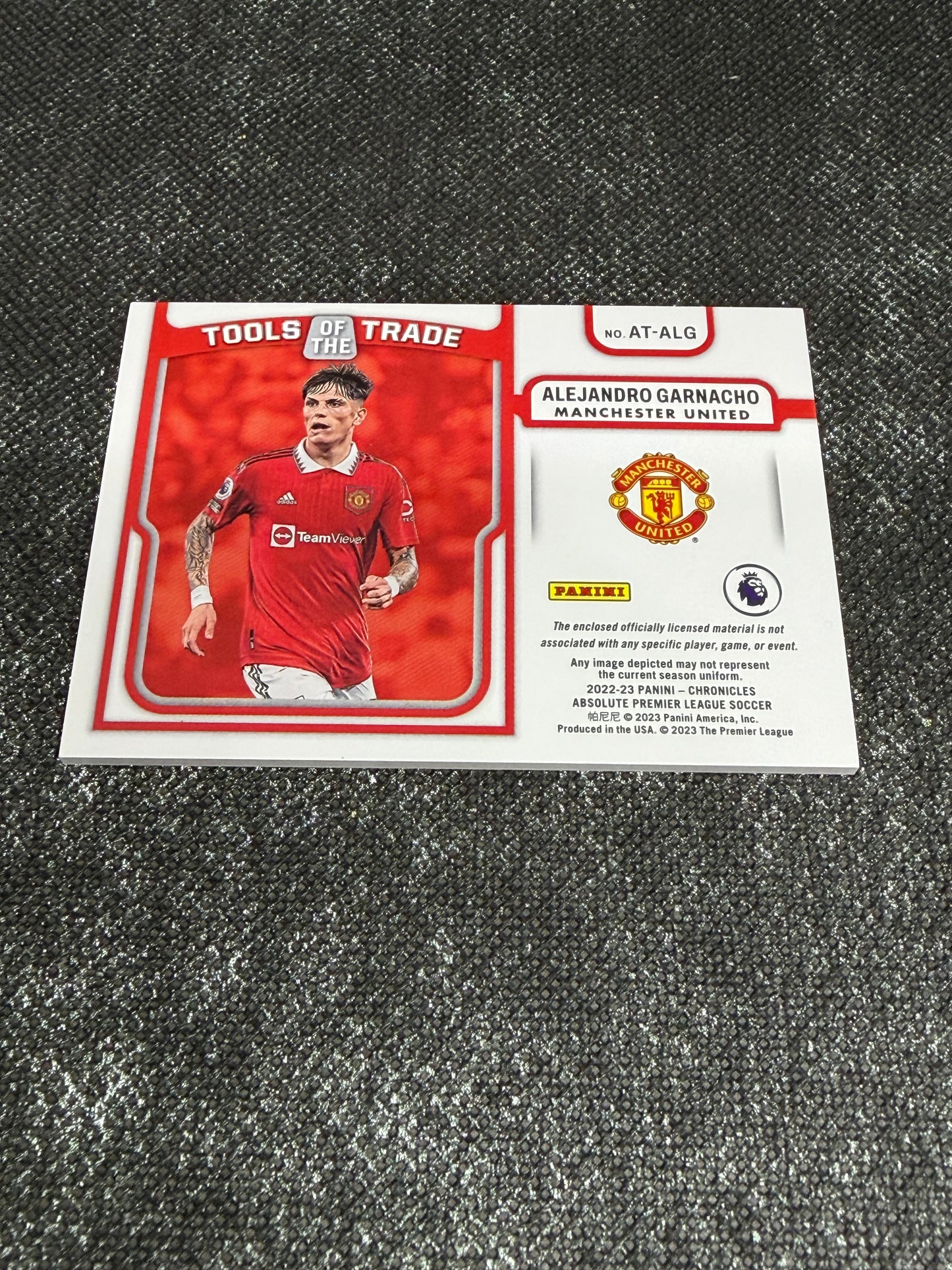 2022-23 Panini Chronicles Absolute Premier League Soccer Tools of Trade RC 018/199 - Alejandro Garnacho