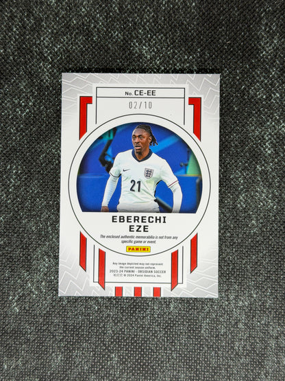 2023-24 Panini Obsidian Soccer Cutting Edge 02/10 - Eberechi Eze
