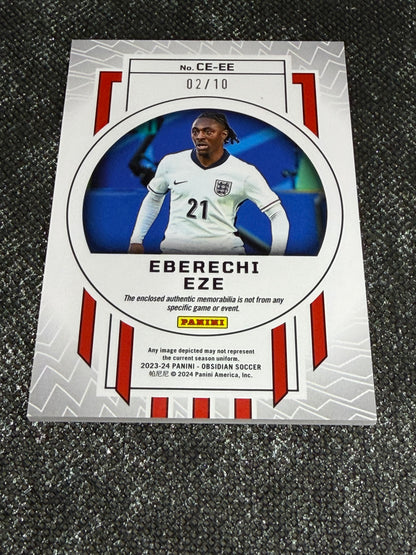 2023-24 Panini Obsidian Soccer Cutting Edge 02/10 - Eberechi Eze