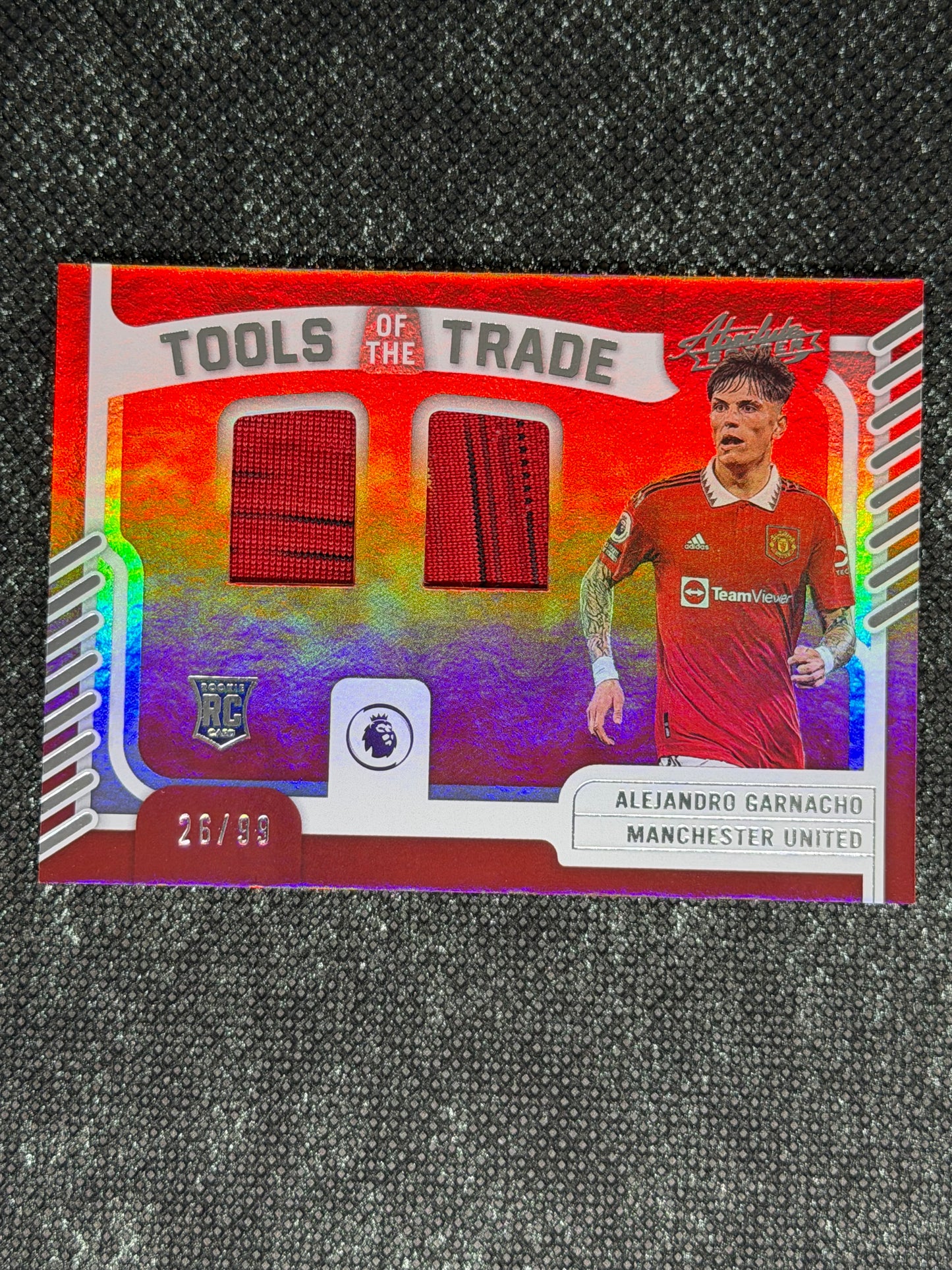 2022-23 Panini Chronicles Absolute Premier League Soccer Tools of Trade RC 018/199 - Alejandro Garnacho