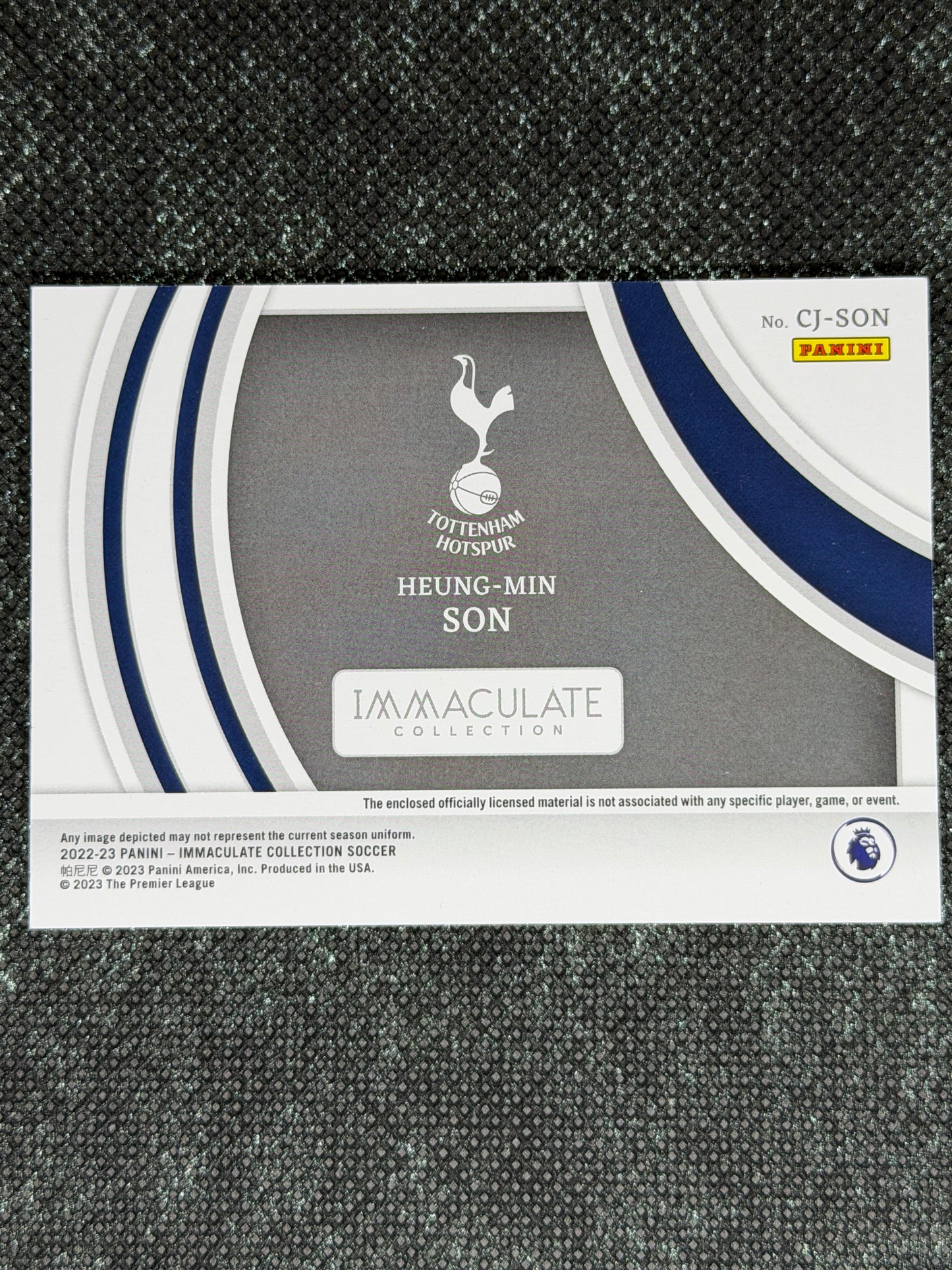 2022-23 Panini Immaculate Collection Soccer Clearly Immaculate (49/49 = 1/1) - Heung-Min Son