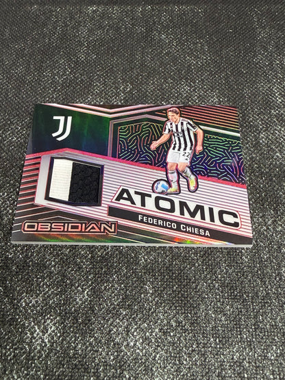 2021-22 Panini Obsidian Soccer Atomic Materials 08/25 - Frederico Chiesa