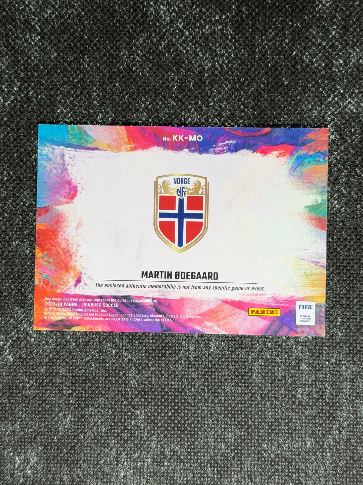 2023-24 Panini Donruss Soccer FIFA Kit Kings - Martin Odegaard