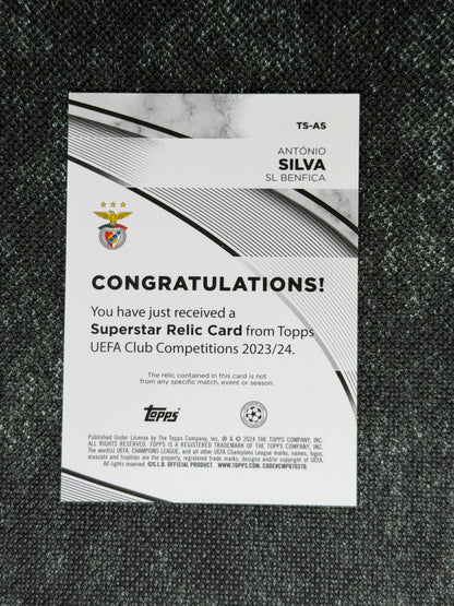 2023-24 Topps UEFA Club Competitions Supestar Relic Card - Antonio Silva