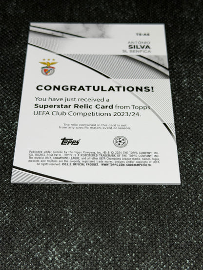 2023-24 Topps UEFA Club Competitions Supestar Relic Card - Antonio Silva