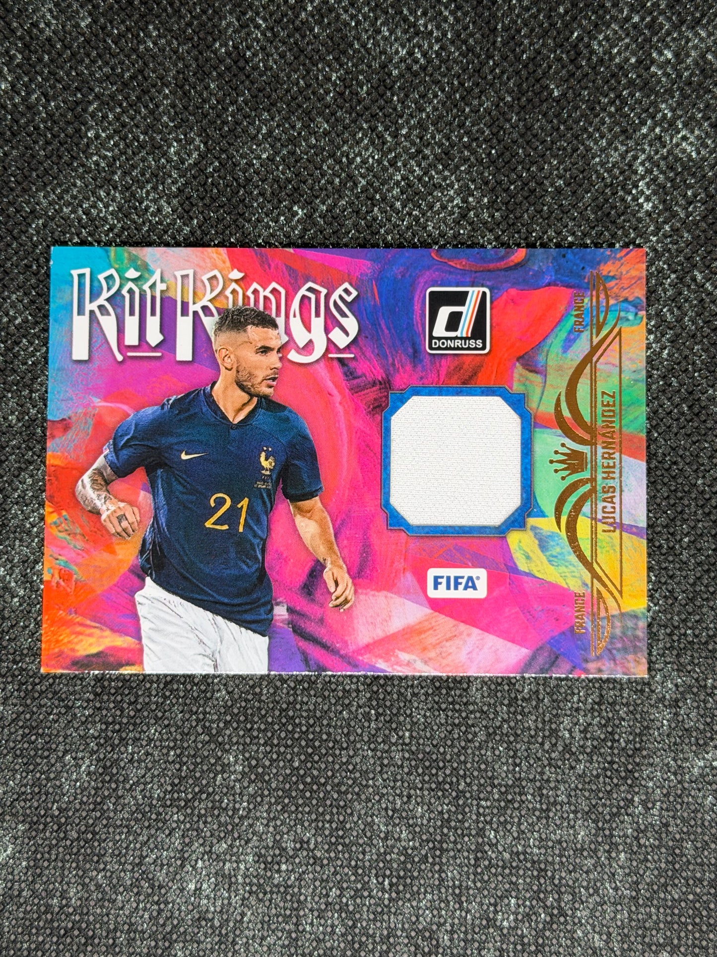 2023-24 Panini Donruss Soccer FIFA Kit Kings - Lucas Hernandez