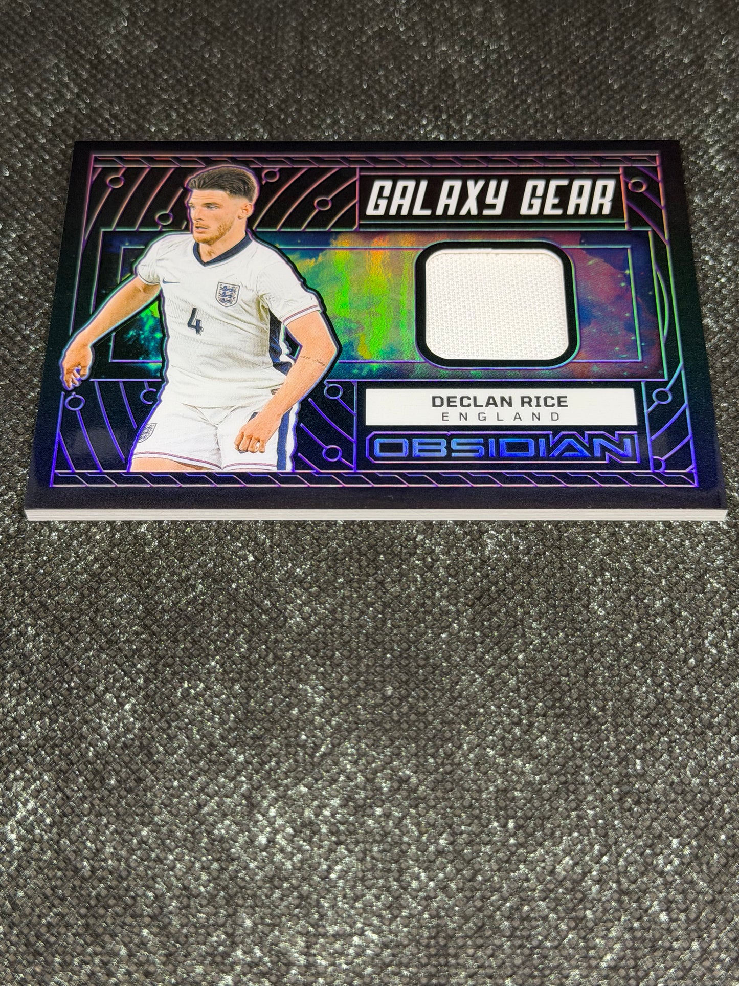 2023-24 Panini Obsidian Soccer Galaxy Gear 44/50 - Declan Rice