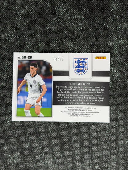 2023-24 Panini Obsidian Soccer Galaxy Gear 44/50 - Declan Rice
