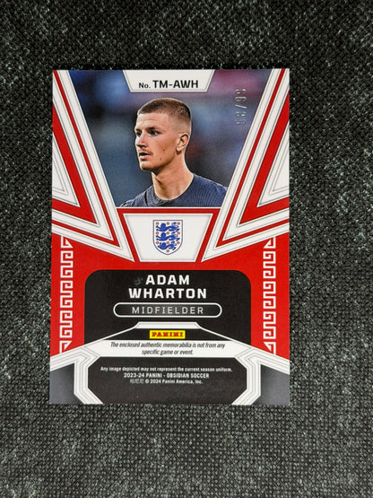 2023-24 Panini Obsidian Soccer Trifecta Material RC 58/99 - Adam Wharton
