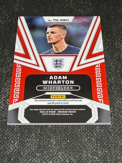 2023-24 Panini Obsidian Soccer Trifecta Material RC 58/99 - Adam Wharton