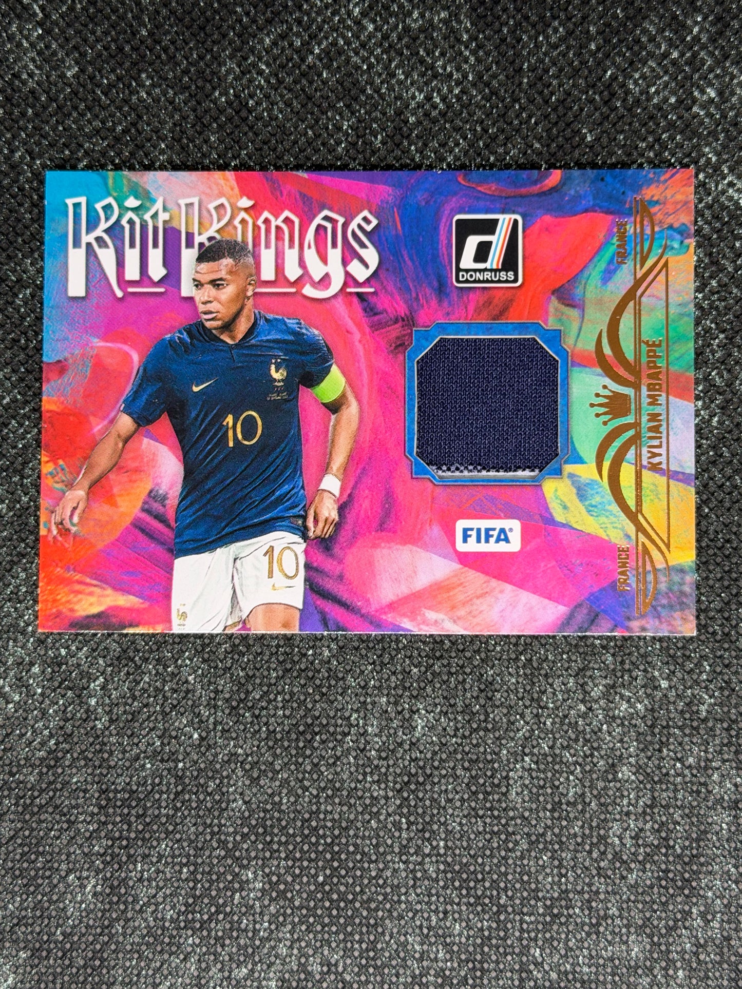 2023-24 Panini Donruss Soccer FIFA Kit Kings - Kylian Mbappe
