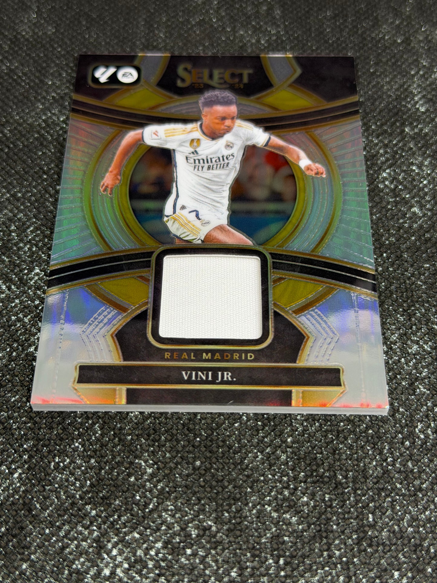 2024-25 Panini Select La Liga Soccer Swatches Silver Prizm - Vini Jr.