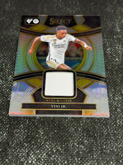 2024-25 Panini Select La Liga Soccer Swatches Silver Prizm - Vini Jr.