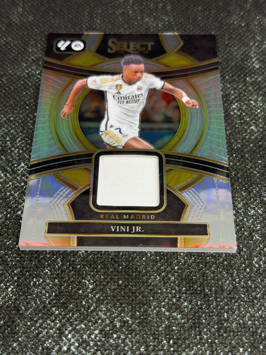 2024-25 Panini Select La Liga Soccer Swatches Silver Prizm - Vini Jr.