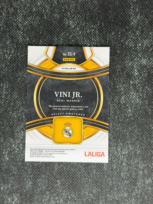 2024-25 Panini Select La Liga Soccer Swatches Silver Prizm - Vini Jr.