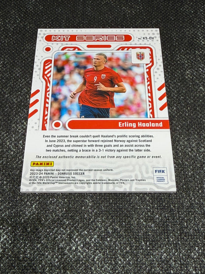 2023-24 Panini Donruss Soccer Kit Series - Erling Haaland