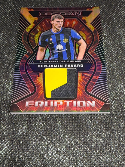 2023-24 Panini Obsidian Soccer Eruption Relic 15/25 - Benjamin Pavard
