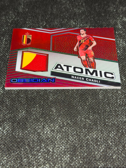 2021-22 Panini Obsidian Soccer Atomic Material 4/8 - Nacer Chadli