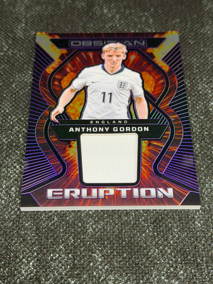 2023-24 Panini Obsidian Soccer Eruption Material 23/50 - Anthony Gordon