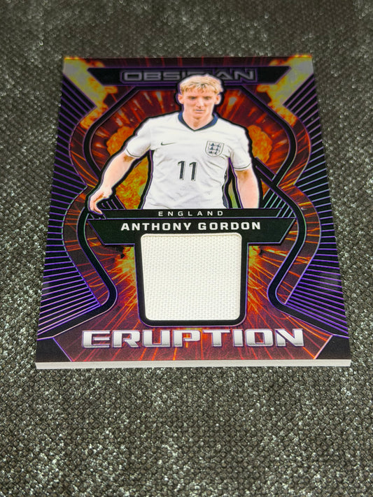 2023-24 Panini Obsidian Soccer Eruption Material 23/50 - Anthony Gordon