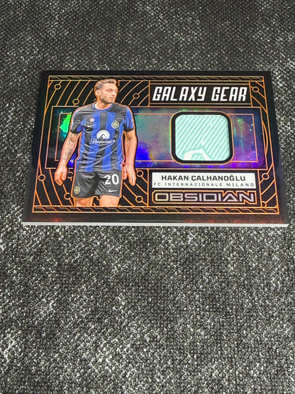 2023-24 Panini Obsidian Soccer Galaxy Gear 92/99 - Hakan Calhanoglu