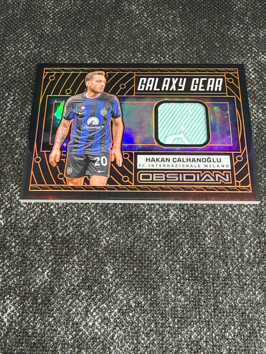 2023-24 Panini Obsidian Soccer Galaxy Gear 92/99 - Hakan Calhanoglu