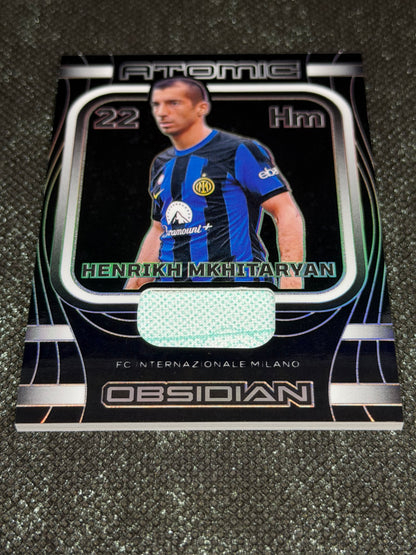 2023-24 Panini Obsidian Soccer Atomic Material Relic 145/199 - Henrikh Mkhitaryan