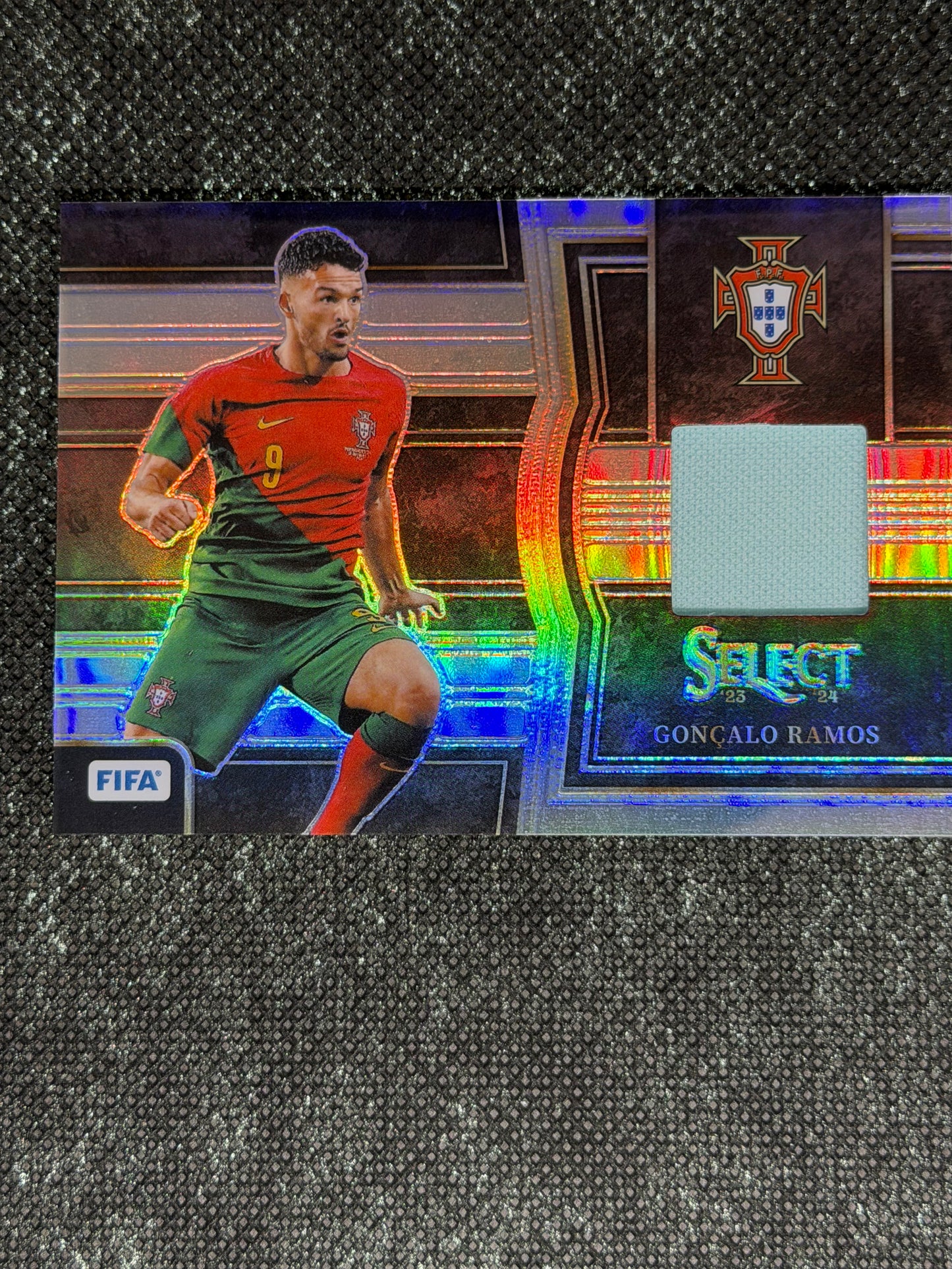 2023-24 Panini Select FIFA Soccer Swatches Silver Prizm - Goncalo Ramos