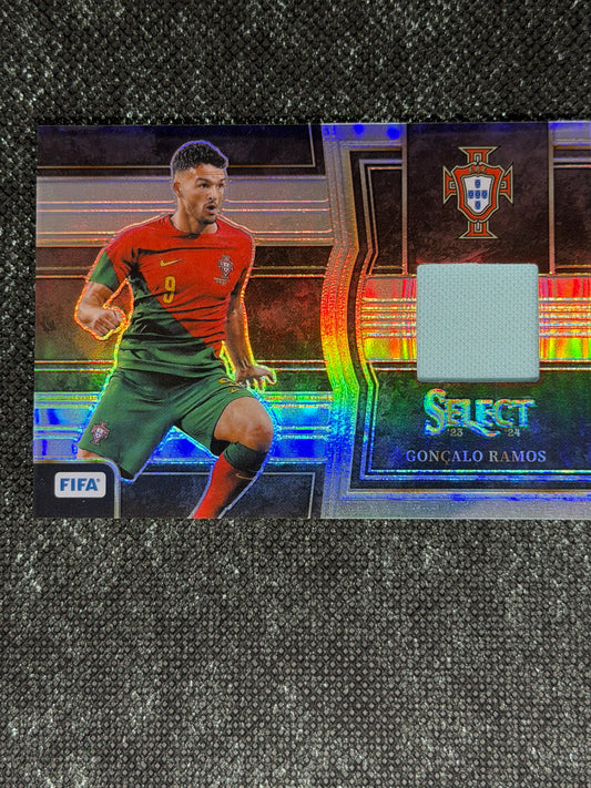 2023-24 Panini Select FIFA Soccer Swatches Silver Prizm - Goncalo Ramos