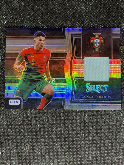 2023-24 Panini Select FIFA Soccer Swatches Silver Prizm - Goncalo Ramos