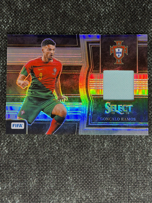 2023-24 Panini Select FIFA Soccer Swatches Silver Prizm - Goncalo Ramos