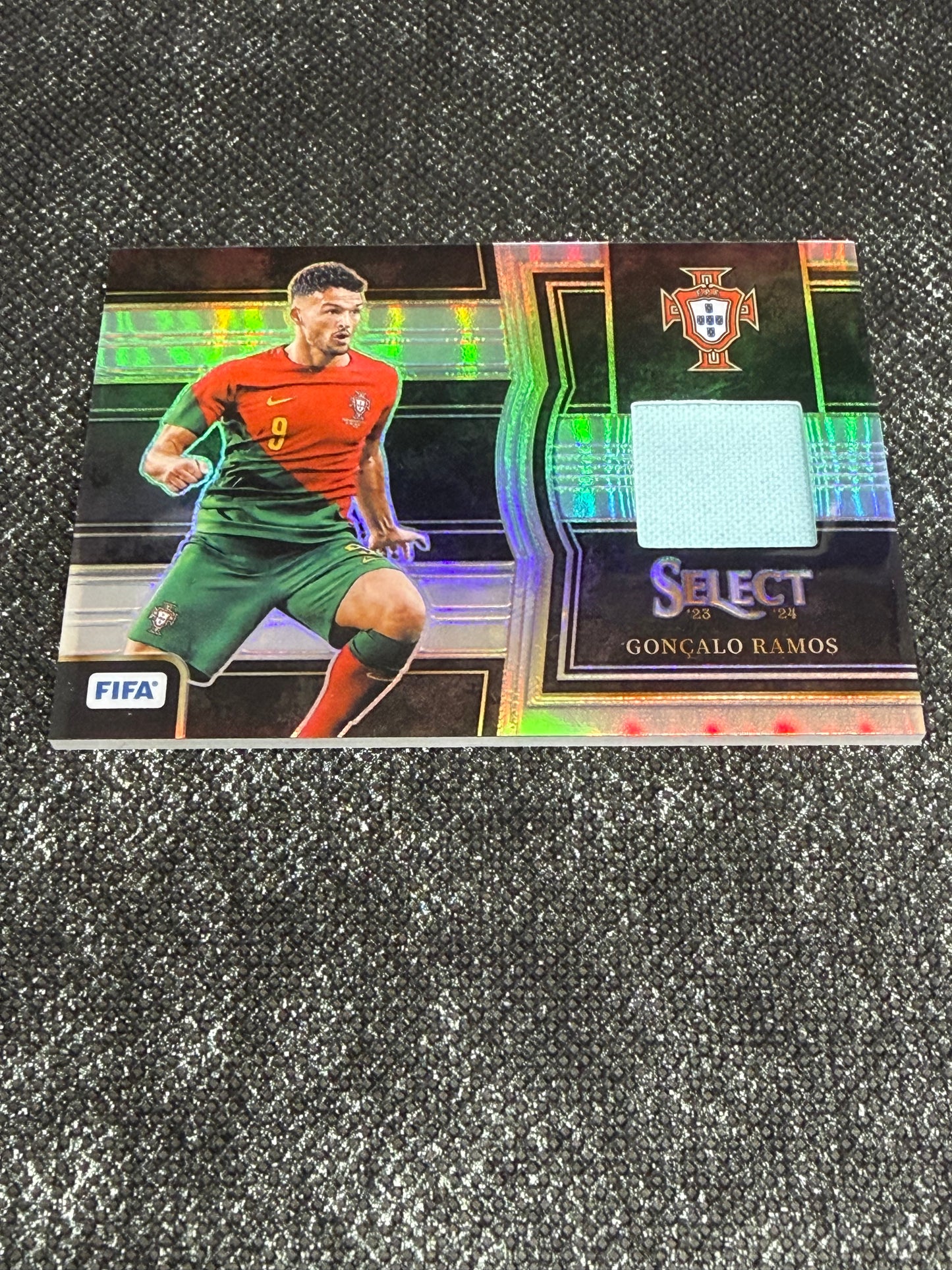 2023-24 Panini Select FIFA Soccer Swatches Silver Prizm - Goncalo Ramos