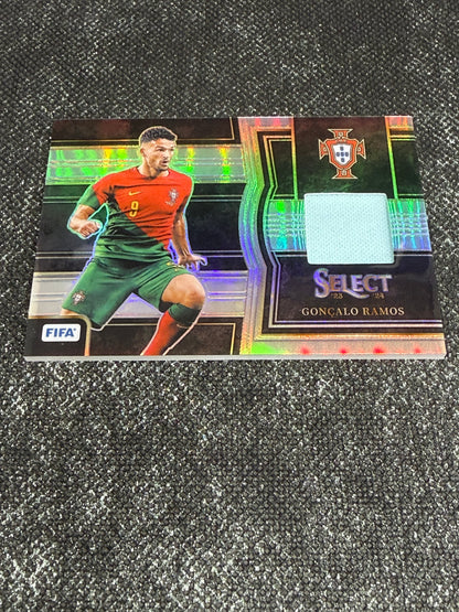2023-24 Panini Select FIFA Soccer Swatches Silver Prizm - Goncalo Ramos