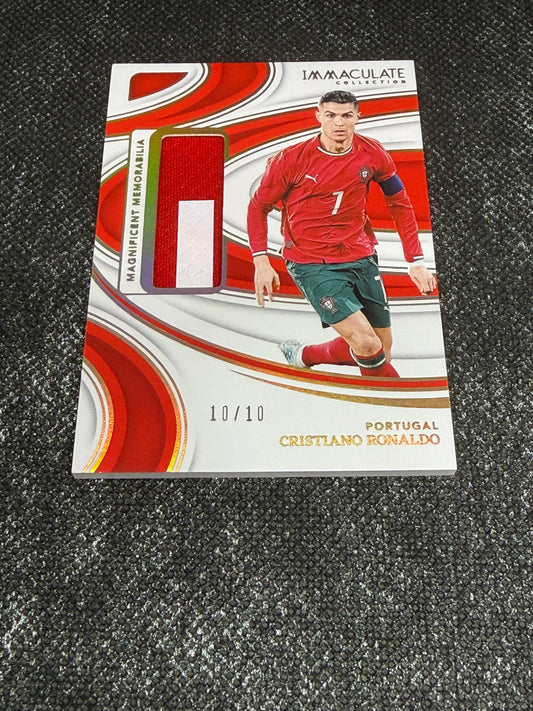 2024-25 Panini Immaculate Collection Soccer Magnificent Memorabilia (10/10 = 1/1) - Cristiano Ronaldo