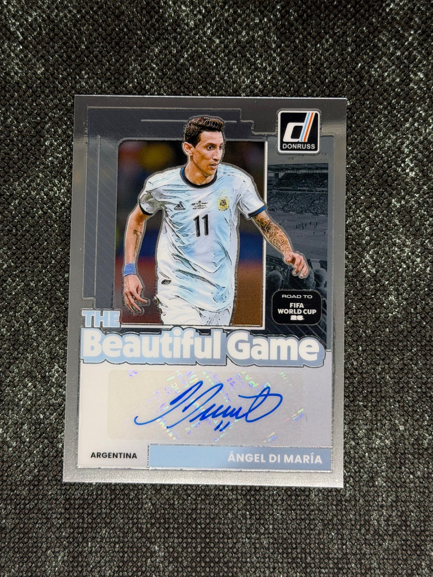 2025-26 Panini Donruss Road To World Cup 26 Soccer The Beautiful Game Autograph - Angel Di Maria