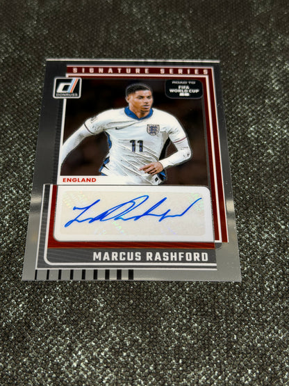2025-26 Panini Donruss Soccer Road To World Cup 26 Soccer Signature Series - Marcus Rashford