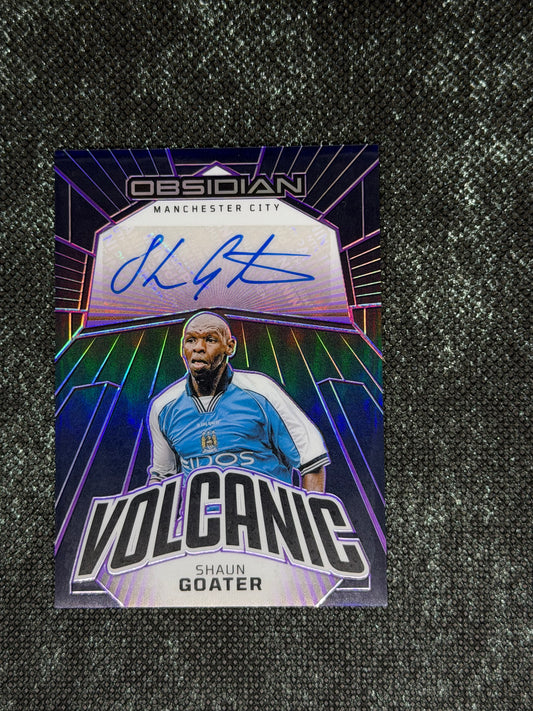 2023-24 Panini Obsidian Soccer Volcanic Signatures 44/50 - Shaun Goater