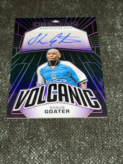 2023-24 Panini Obsidian Soccer Volcanic Signatures 44/50 - Shaun Goater