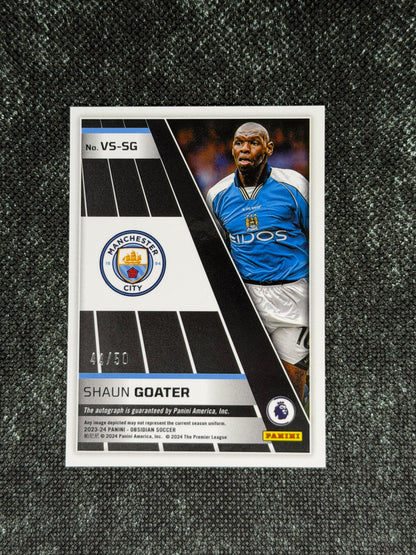 2023-24 Panini Obsidian Soccer Volcanic Signatures 44/50 - Shaun Goater