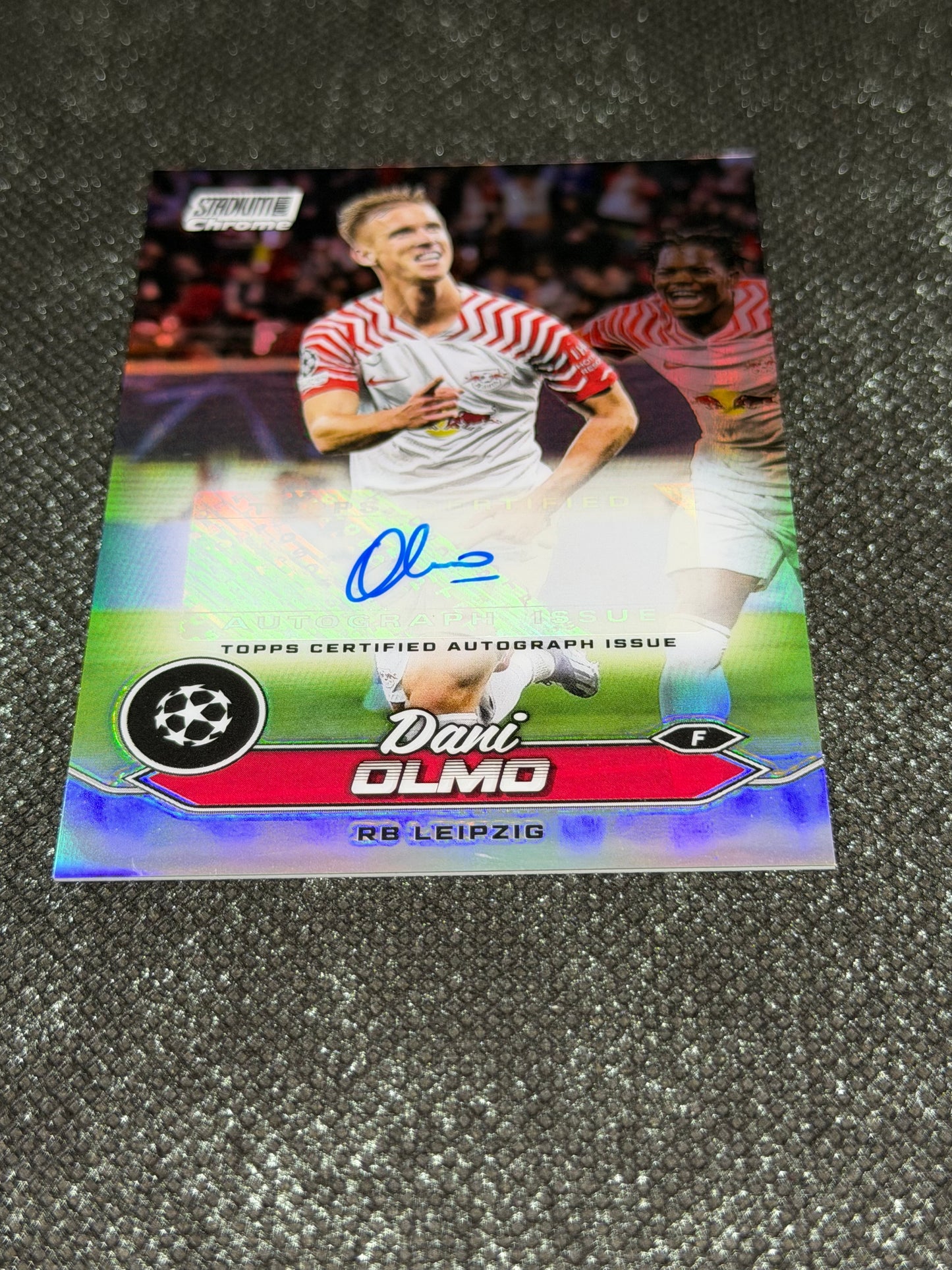 2023-24 Topps Stadium Club Chrome UEFA Champions League Autograph Card - Dani Olmo